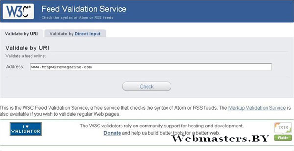 RSS Feed Validator скриншот
