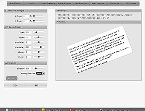 westciv CSS3 Sandbox скриншот