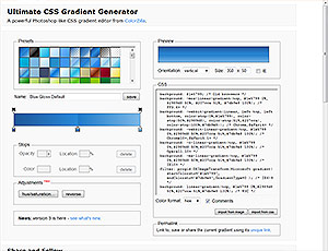 Ultimate CSS Gradient Generator скриншот