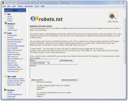Site Submit Robots.txt