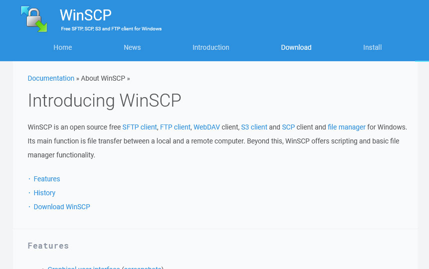 FTP-клиент WinSCP