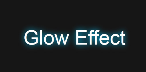 css3 glow effects