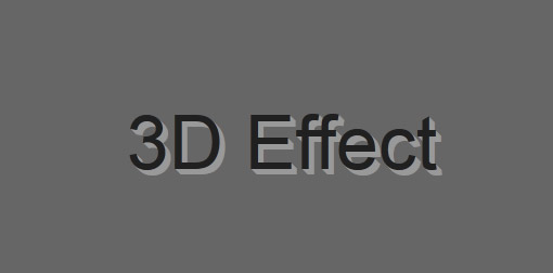 css3 3D effects