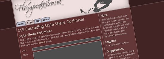 flumpCakes Style Sheet Optimizer